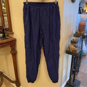Vintage NIKE Navy Windbreaker Track Pants Size Medium